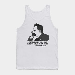 Nietzsche: ubermensche tshirt. Tank Top